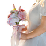 Баоксин свадьба свадьба невеста департамент с цветами в руках искусственный синий роуз с цветами в руках корейский свежий небольшой холдинг
