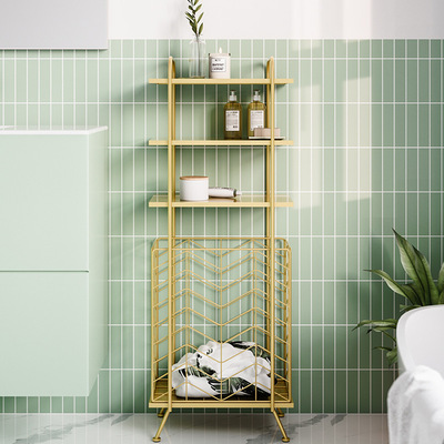 卫生间脏衣服收纳筐家用防浴室置物架衣篓脏衣篮衣物厕所收纳架子|ru