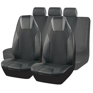 Aicheda's New Car Seat Cover Jacquard Fabric Black Gray Pvc Hooded One-Piece Three-Dimensional Stylish Design