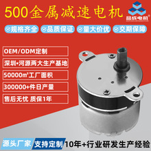 定制500微型电机绕线机马达宠物喂食器JS50全金属齿轮减速电动机