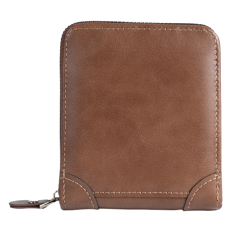 Factory wholesale men's short wallet European and American youth driver's license certificate set Business Men's multi-card male card holder
