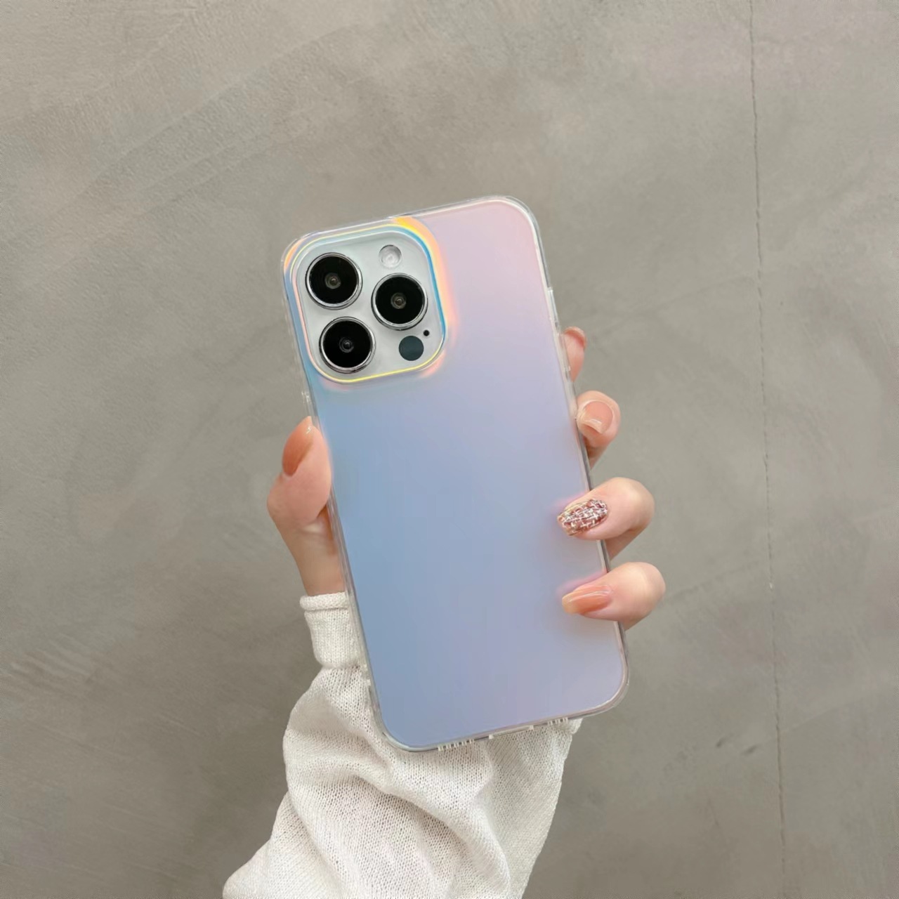 Cover telefono laser sfumata per iphone 15 pro max e 14 pro max_voghion.com