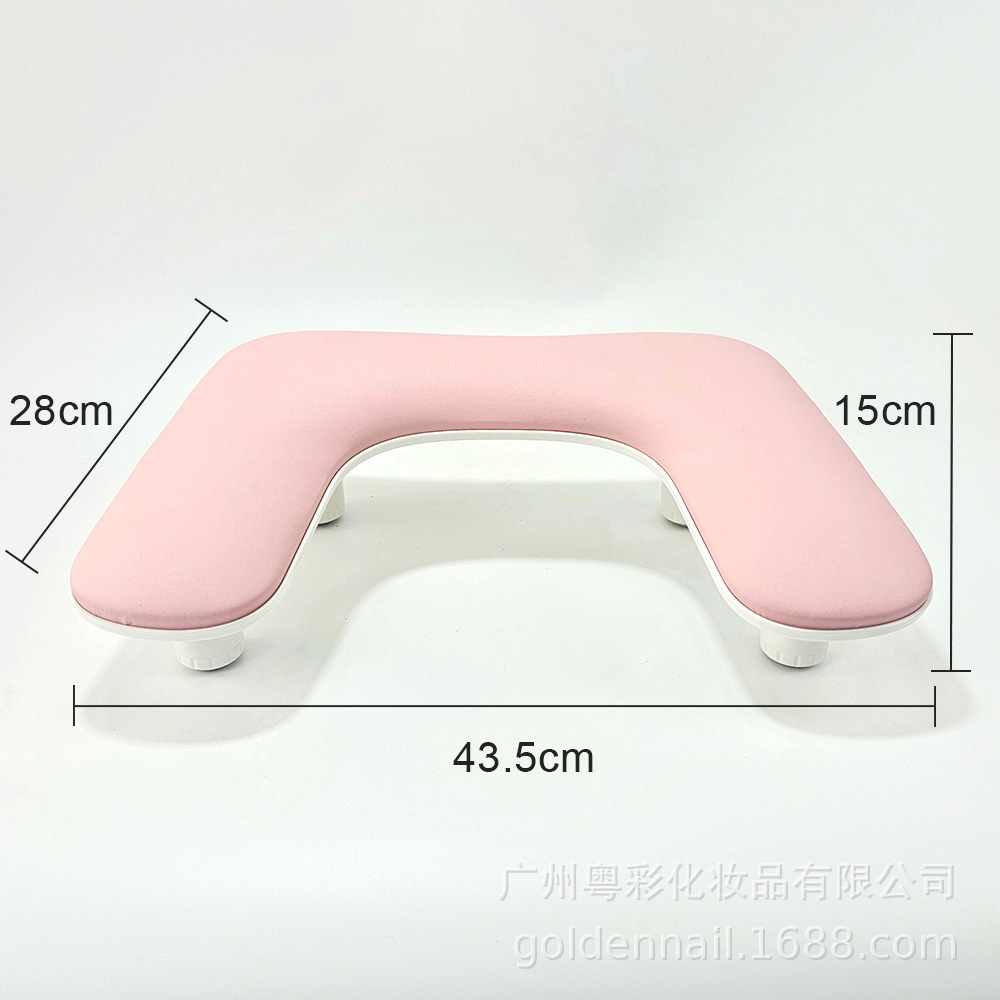 Cross-Border U2 Dual-Hand Nail Art Pillow, Portable Detachable Stand, Tilted Design, Pu Comfortable Multifunctional Pillow