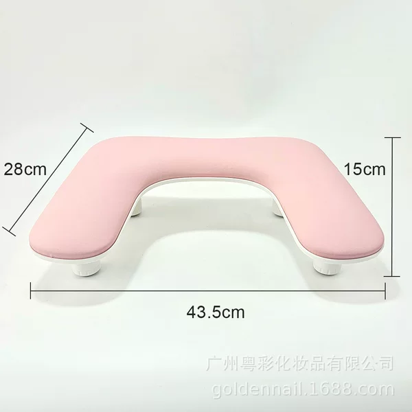 Cross-Border U2 Dual-Hand Nail Art Pillow, Portable Detachable Stand, Tilted Design, Pu Comfortable Multifunctional Pillow