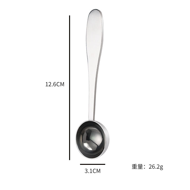Acero inoxidable café leche té utensilios de cocina cuchara cuantitativa cuchara de polvo cuchara de condimentos herramientas de cocina de horneado cuchara cuantitativa