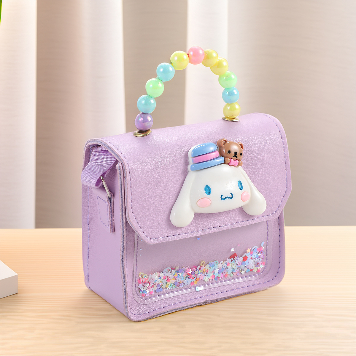 Bolsas para niños tarjetas de comida tarjetas de cambio bolsas de perlas estudiantes bolsa mayorista para niños