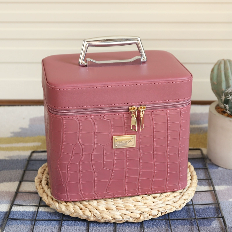 Косметичка новая однотонная многофункциональная портативная косметичка большой емкости портативная профессиональная косметика простой производитель продукции