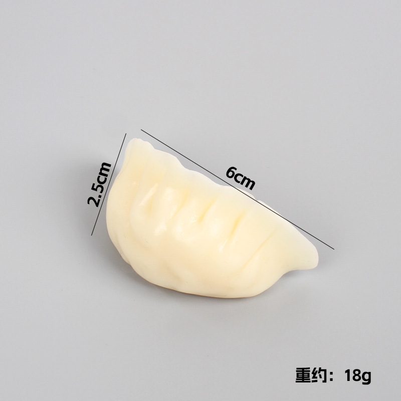 模擬食游ギョーザ装飾道具偽ギョーザ蒸しギョーザ早くレストランに食べ物を飾る冷蔵庫の貼り付け|undefined