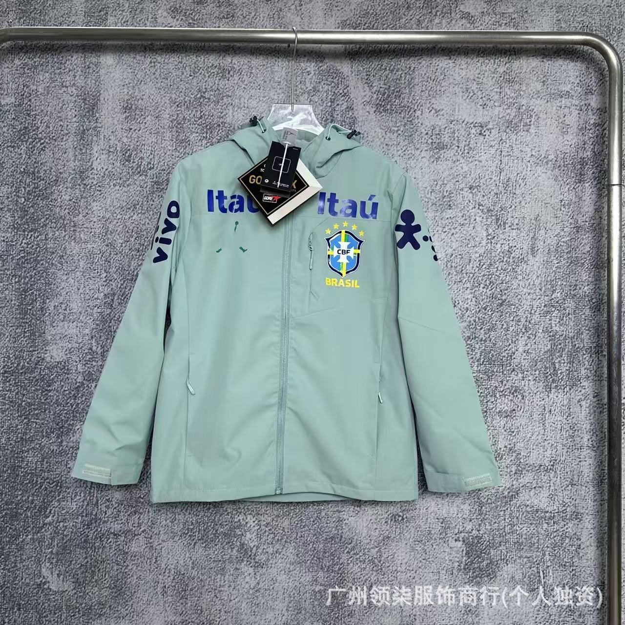 Nuevo fútbol de doble cara chaqueta de algodón Brasil París México Arsenal Alemania BairbaL impermeable