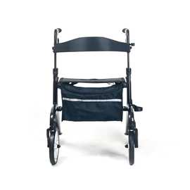 步行辅助器购物车铝合金可折叠 4 轮助行器助行车