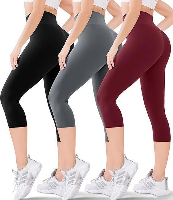 2025 New Model Cross-Border Dropshipping 3-Piece Set of Women's High-Waisted Capri Leggings Cross-Border Dropshipping 2025 New Model Cross-Border Dropshipping 3-Piece Set of Women's High-Waisted Capri Leggings Cross-Border Dropshipping