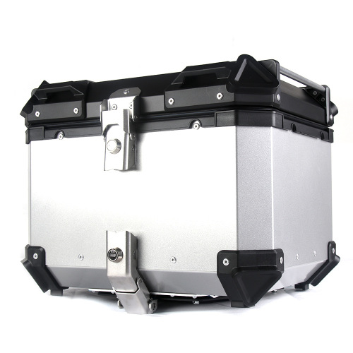 Motorcycle rear trunk quick release aluminum alloy trunk 32/45L/55L/65L/80L multi-specification waterproof trunk