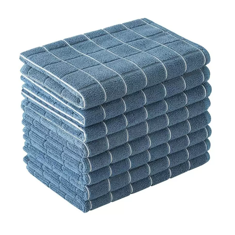 咖啡师吧台毛巾咖啡机奶茶店用抹布吸水清洁布白色小方巾擦手巾