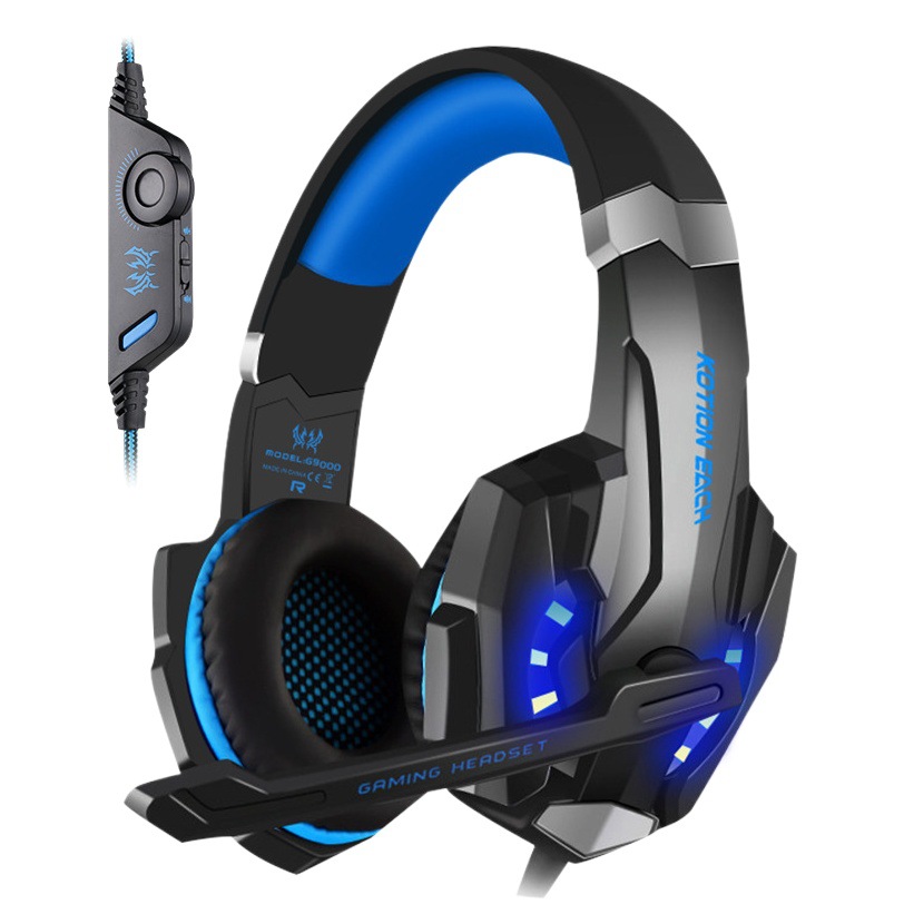 KOTION EACH G9000 auriculares para juegos auriculares con cable ordenador e-sports controlador de juego auriculares