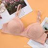 Thin wireless bra, comfortable underwear for mother, breathable push up bra, for middle age, plus size