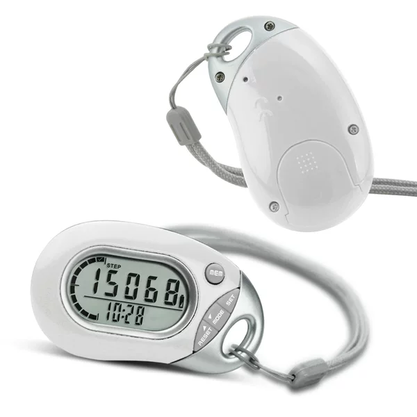 3D induction pedometer carabiner keychain step recording distance calories fitness running electronic pedometer