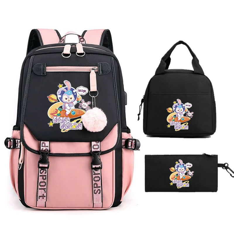 Backpack, cute capacious ultra light shoulder bag, spine protection