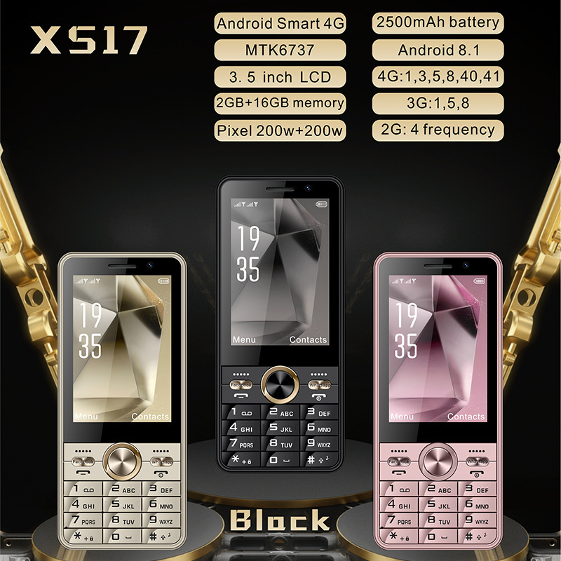 3.5 düymlük toxunma ekranlı Android 4G mobil telefon, 2+16GB
