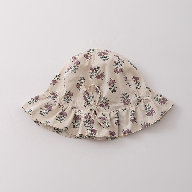 Sombrero para bebés primavera y otoño delgada sombrero solar princesa lindo super lindo recién nacido sombrero de pescador sombrero transpirable