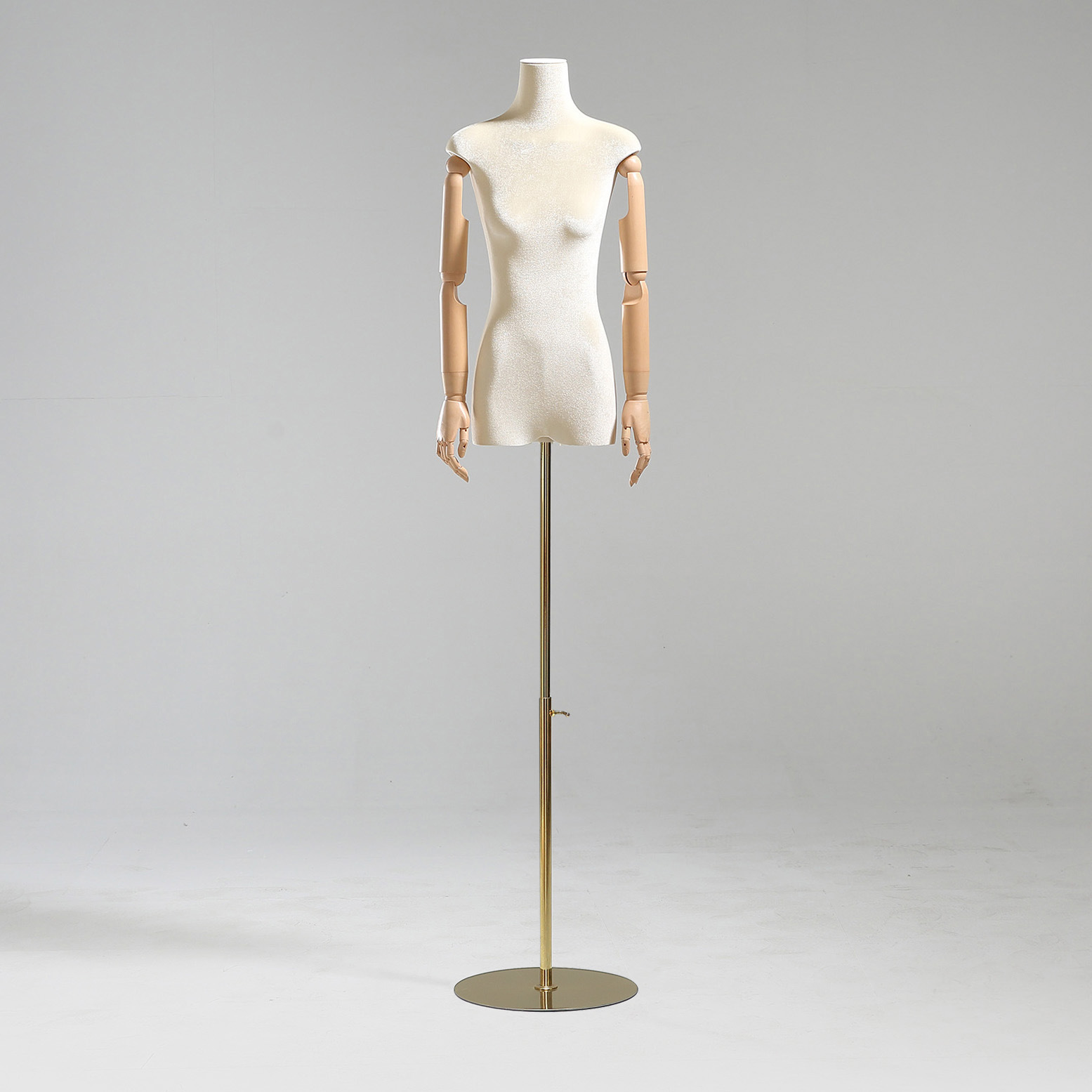 Modelo de tienda de ropa estante de exhibición de terciopelo pecho plano cuerpo plano ropa de mujer modelo de busto accesorios ventana estante modelo de plataforma image 19