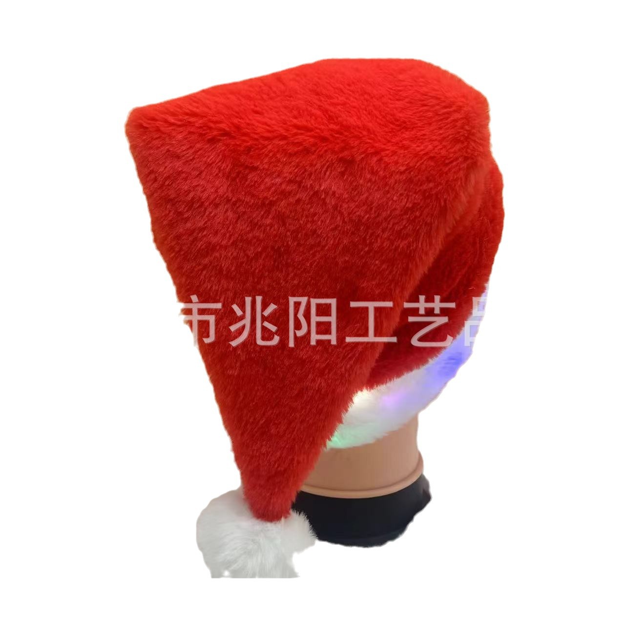 Decoración de Navidad de alta calidad sombreros de peluche de Navidad para adultos sombreros de Navidad vestido de fiesta