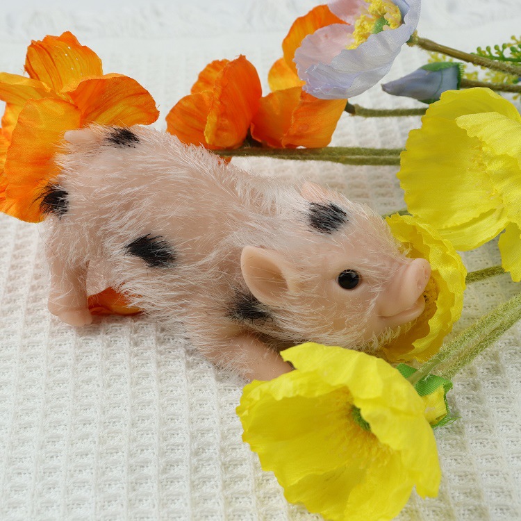 Venta caliente transfronteriza simulación de silicona cerdo descompresión juguete pellizco renacimiento protección del medio ambiente dibujos animados silicona cerdo bebé