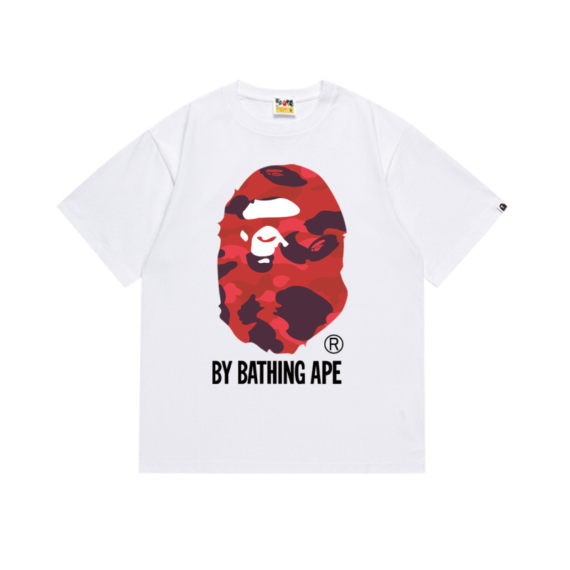 国境を越えた売れ筋BAPE X Miami International MIAMIジョイント漫画男女同型半袖スポーツTシャツトレンディブランド|undefined