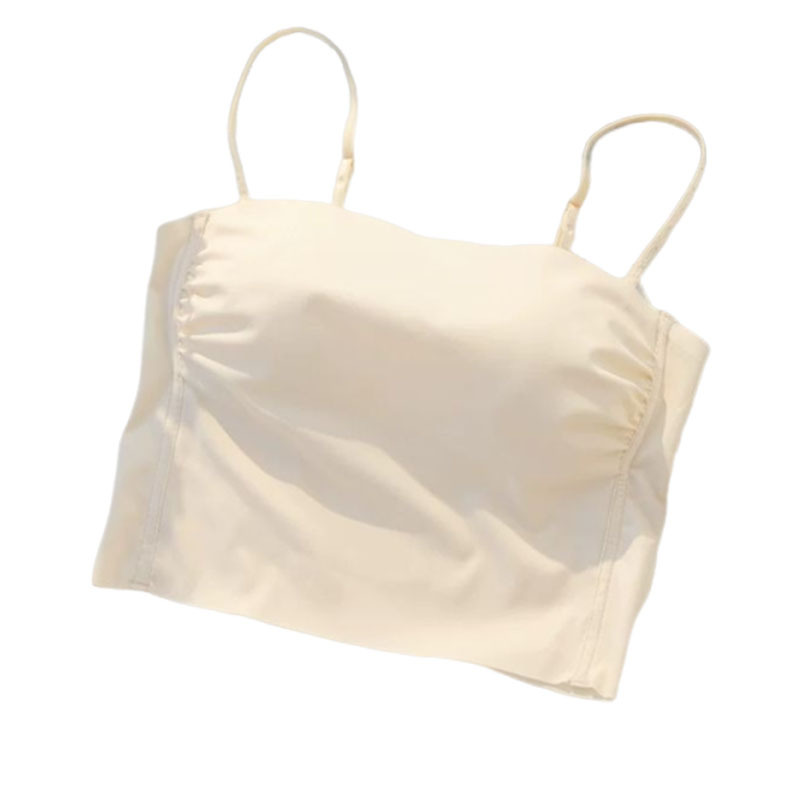 美しい背中のブラジャー、女性用オールインワンチューブトップブラジャー、夏用薄型、大きな胸を押し上げる、シームレスな美しい背中の露出防止ブラジャー|undefined