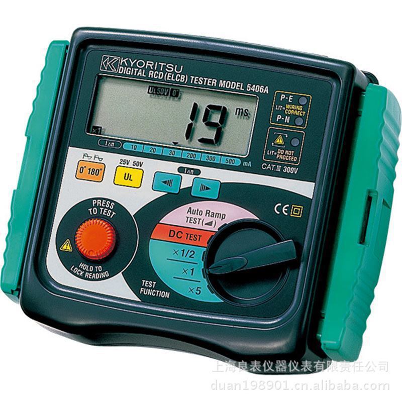 日本共立KYORITSU克列茨MODEL KEW 5406A数字漏电开关仪