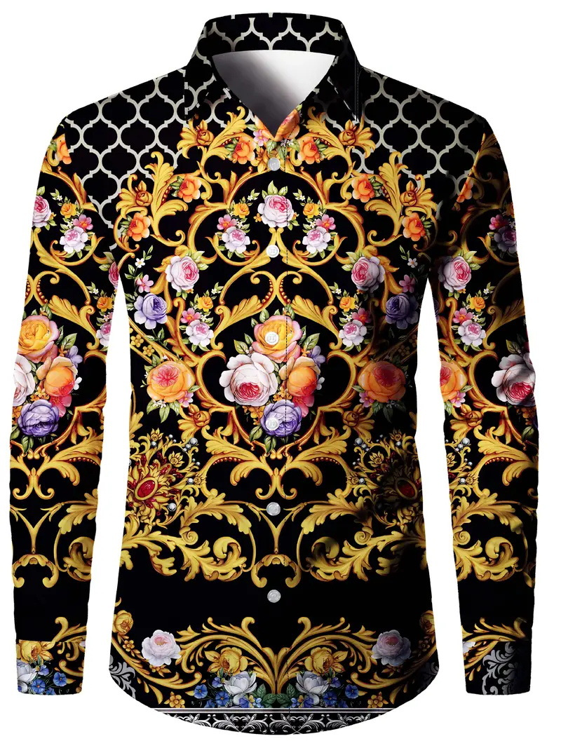 Fabricantes al por mayor primavera y otoño nuevos hombres camisa de manga larga versión coreana estilo ins casual hombres MB12