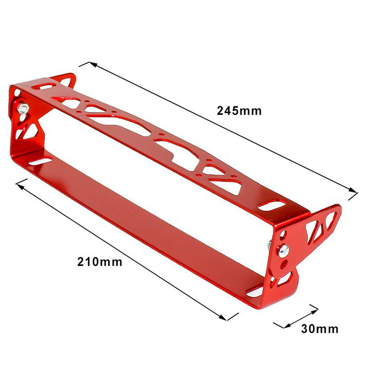 Custom Car License Plate Holder Creative Personalized Rotating License Plate Frame Bracket Aluminum License Plate Frame Adjustable License Plate Frame