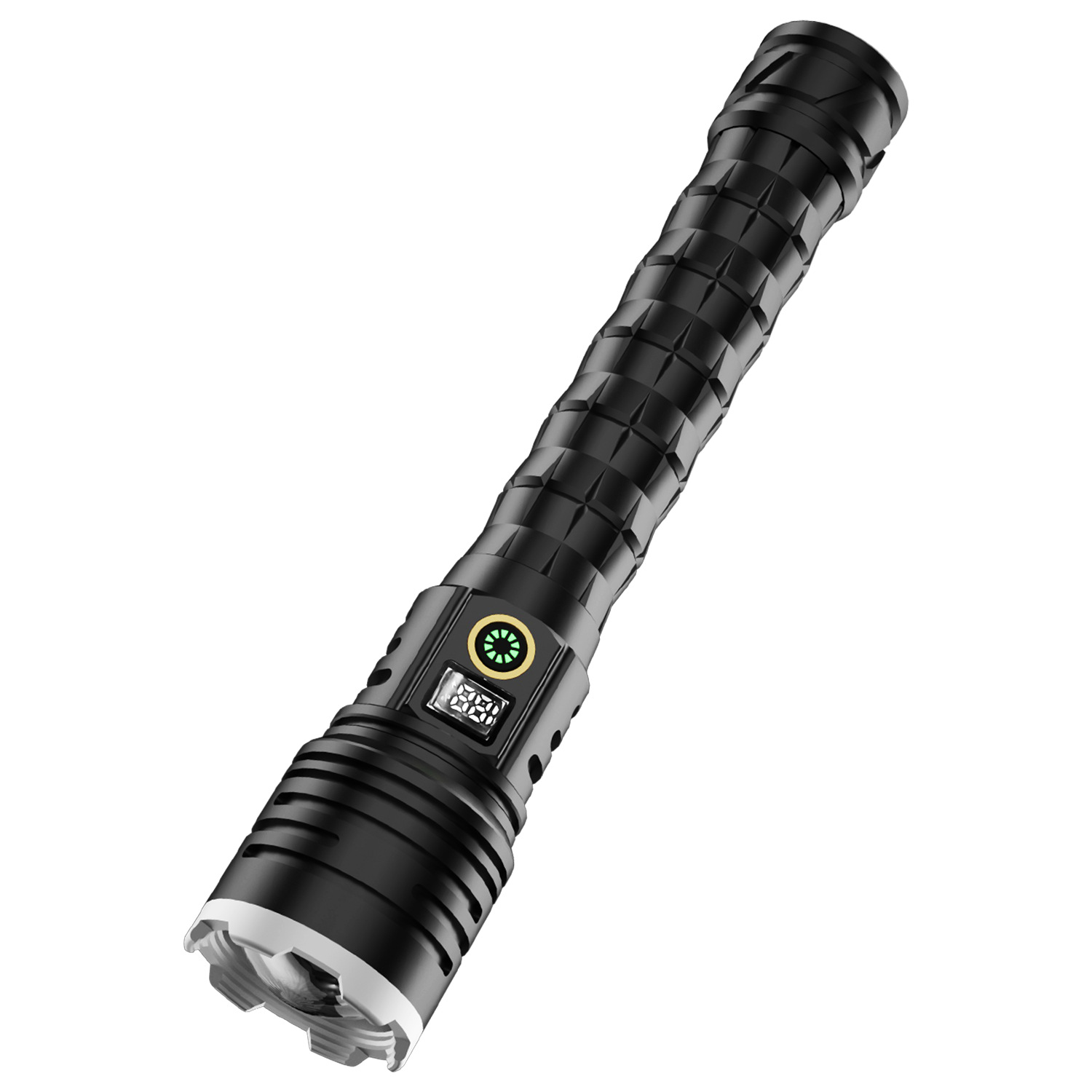 Transfronteriza nueva linterna de luz fuerte multifuncional impermeable de emergencia reflector de larga resistencia al aire libre linterna de enfoque telescópico