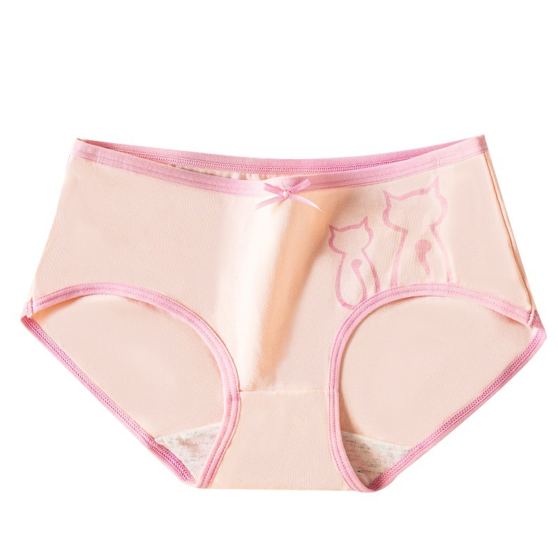 Ropa interior para niñas, algodón puro, estilo japonés, bragas triangulares para adolescentes, sin costuras, shorts escolares bonitos, estilo transpirable.