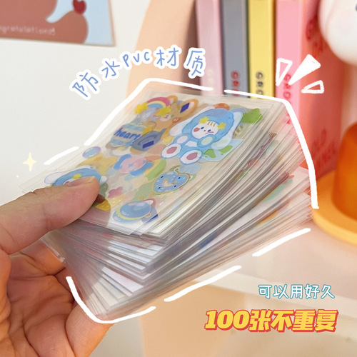 Tengyi Premium 100 Pet Cartoon Cute Sticker Pack for Instagram Journaling, Waterproof Notebooks, Sticker Batch