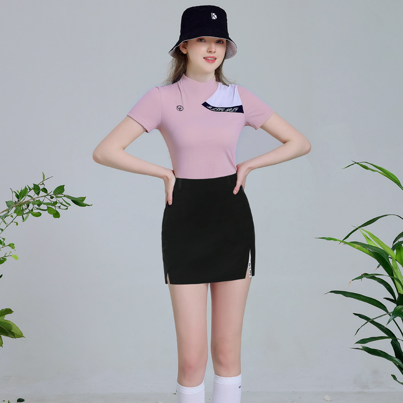 Golf Women's suit Summer Sunscreen Women's Clothing Quick-drying Women's T-shirt Golf Skirt Golf Breathable Women's Clothing