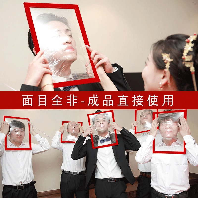 Pistola de rociador de dinero, palillos, tickets de casamiento, accesorios de bloqueo de puerta, novio, atmósfera de tickets de boda, máquina de rociador de tickets