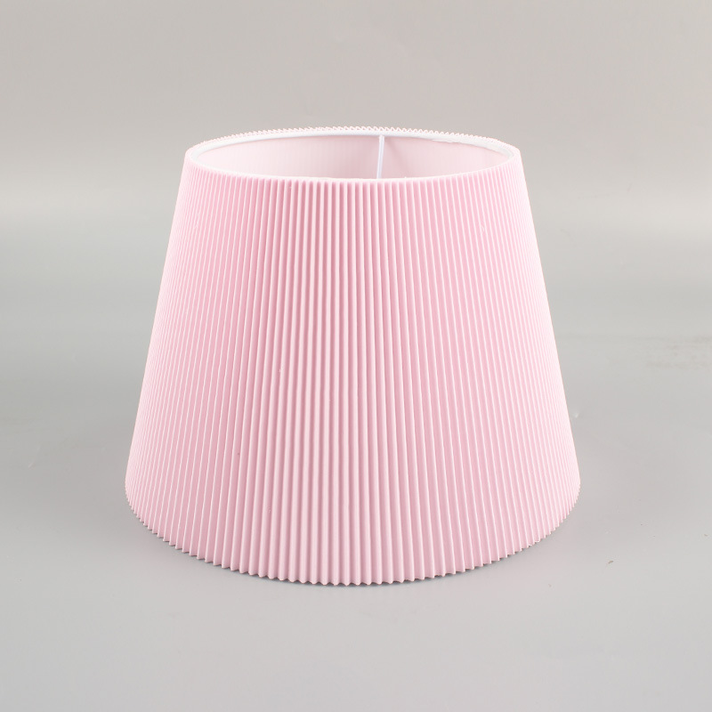 Plegable etiqueta engomada plana pantalla lámpara de mesa de tela Shell pantalla accesorios simple dormitorio pantalla de piso fábrica al por mayor