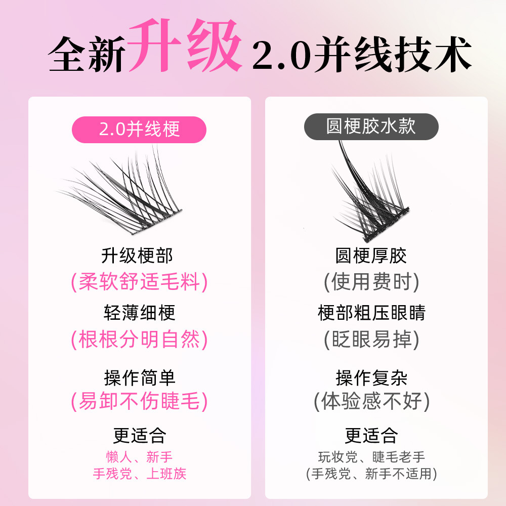 Miss Silsi nuevo estilo chino original Fox natural verde hill Fox en la foto Tu Shan Fox grueso inclinado volar pestañas segmentación estilo nacional