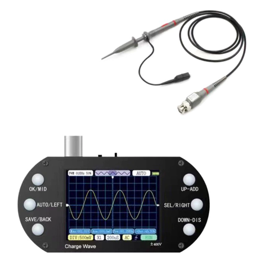 Высокопроизводительный портативный маленький мини-осциллограф начального уровня обучения DIY Ремонт Портативный цифровой ремонт авто ремонт