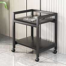 麻将机茶几新款可移动带轮移动麻将桌边几角几茶楼棋牌室茶水架