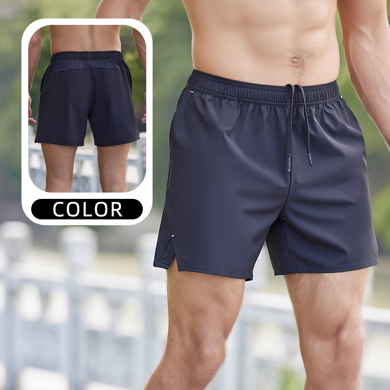 Verano nuevos pantalones cortos casuales de talla grande para hombres transfronterizos costura pantalones cortos transpirables de secado rápido pantalones cortos de fitness para correr al aire libre image 15