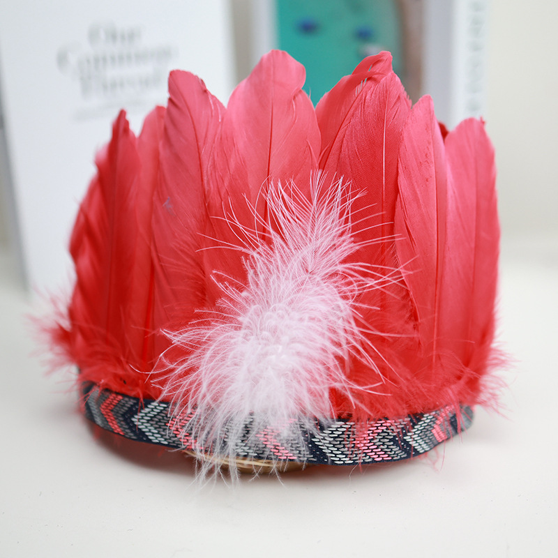 Plumas rojas al por mayor boda jardín de infantes diy plumas hechas a mano pieles de pavo pendientes de plumas de ganso accesorios accesorios de ropa image 55