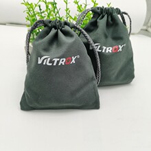 厂家批发双面绒布袋蓝牙耳机充电宝抽绳袋体温枪帆布袋可免费拿样