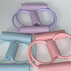女性の背中エクササイズ、ストレッチ、弾性ヨガストレッチ、胸の保護、肩の開き、美しい背中のための8の字型テンショナー