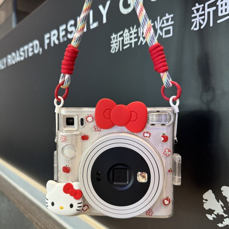 Polaroid Sq1 Special Transparent Shell Protective Case Sq1 Protective Case Cute Camera Bag Crossbody Strap Strong and Durable for Women