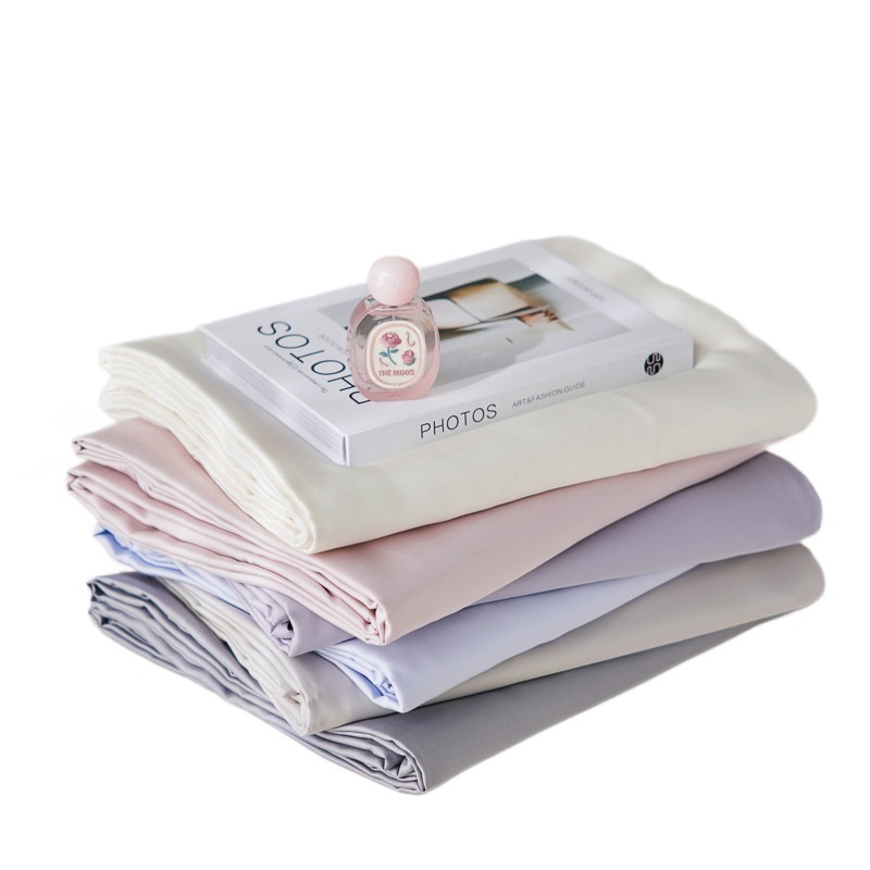 Luxury Summer Cool Lyocell Duvet Cover Solid Colour Single Piece_voghion.com