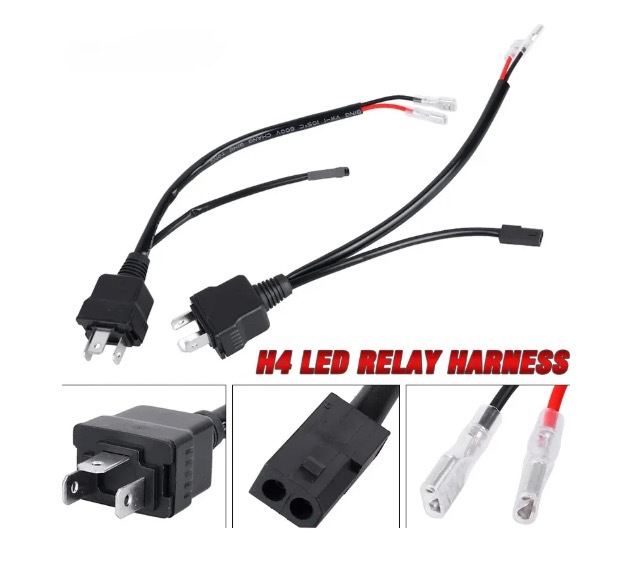 Car Headlight H4 Simple One-To-One Terminal Variable Light Line Set 12V Bifocal Lens Hid Xenon Wiring Harness