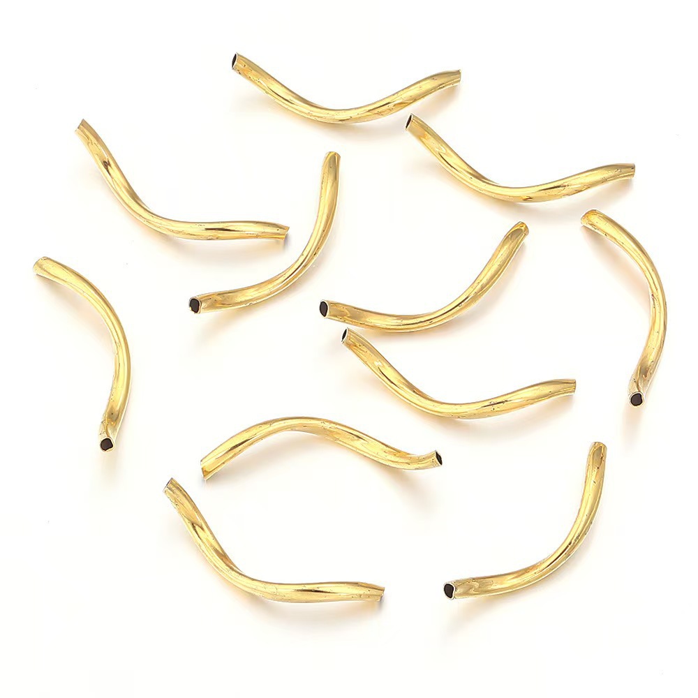 S-shaped tube gold
