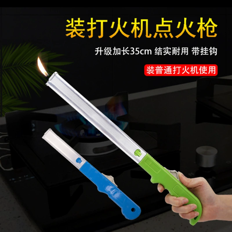 Пистолет зажигания с длинной ручкой газовая плита точка Газовая Плита Зажигалка для ароматерапии прочная удлиненная Зажигалка Заводская в наличии