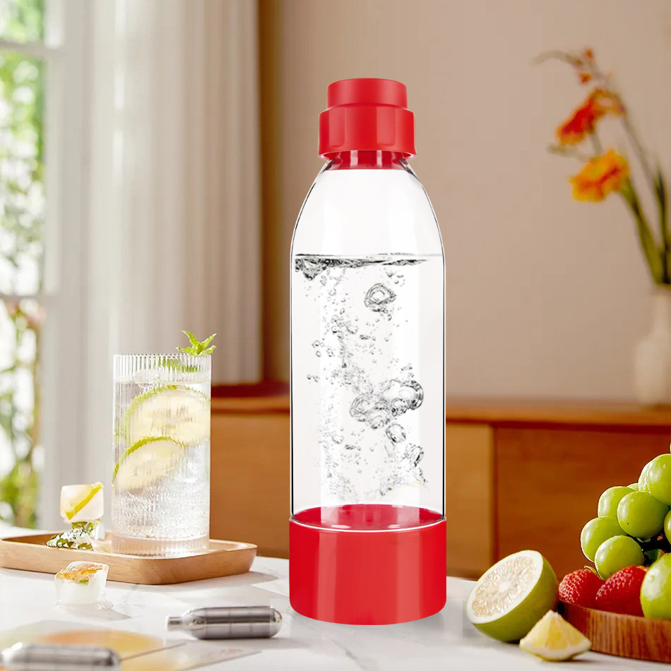 适用于苏打水机1L水瓶气泡水瓶子气泡机专用1升压力水瓶PET材质